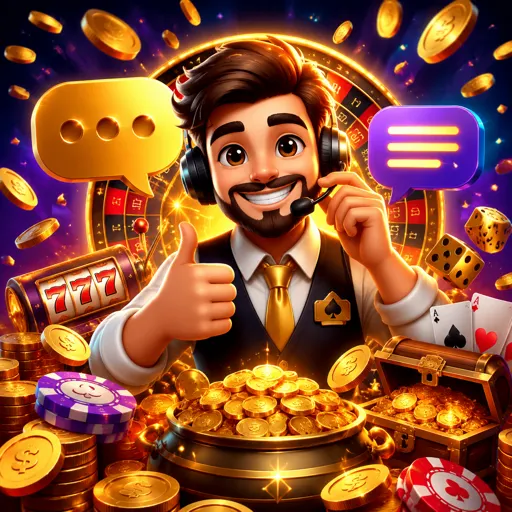 Atendente do suporte H555 Bet respondendo dúvidas de apostadores por chat