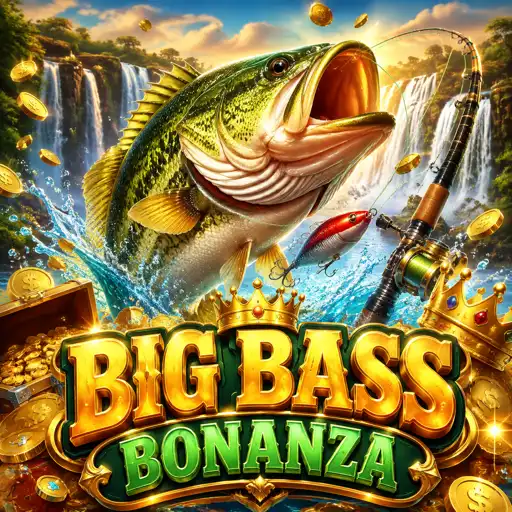 Slot Big Bass Bonanza com peixe e cenário de pesca