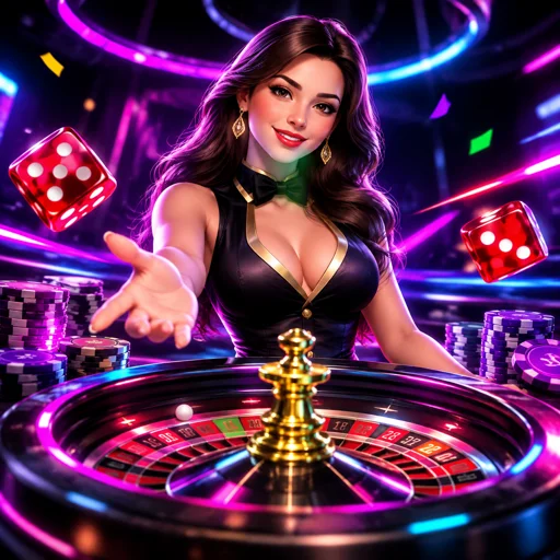 Tela de mesa de cassino ao vivo no celular com fichas, contador de tempo e chat do dealer